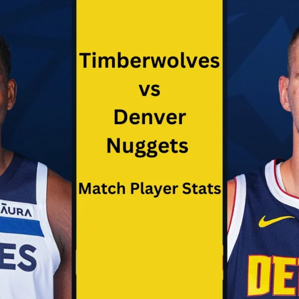 timberwolves vs denver nuggets match player stats